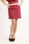 Tube knit skirt